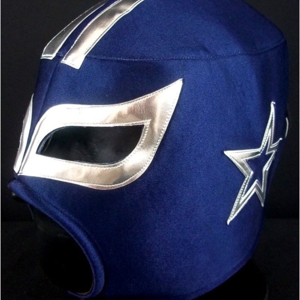 DALLAS COWBOYS Foamy NFL Mask Mexican Wrestling Mask Lucha Libre Luchador - Picture 2 of 7